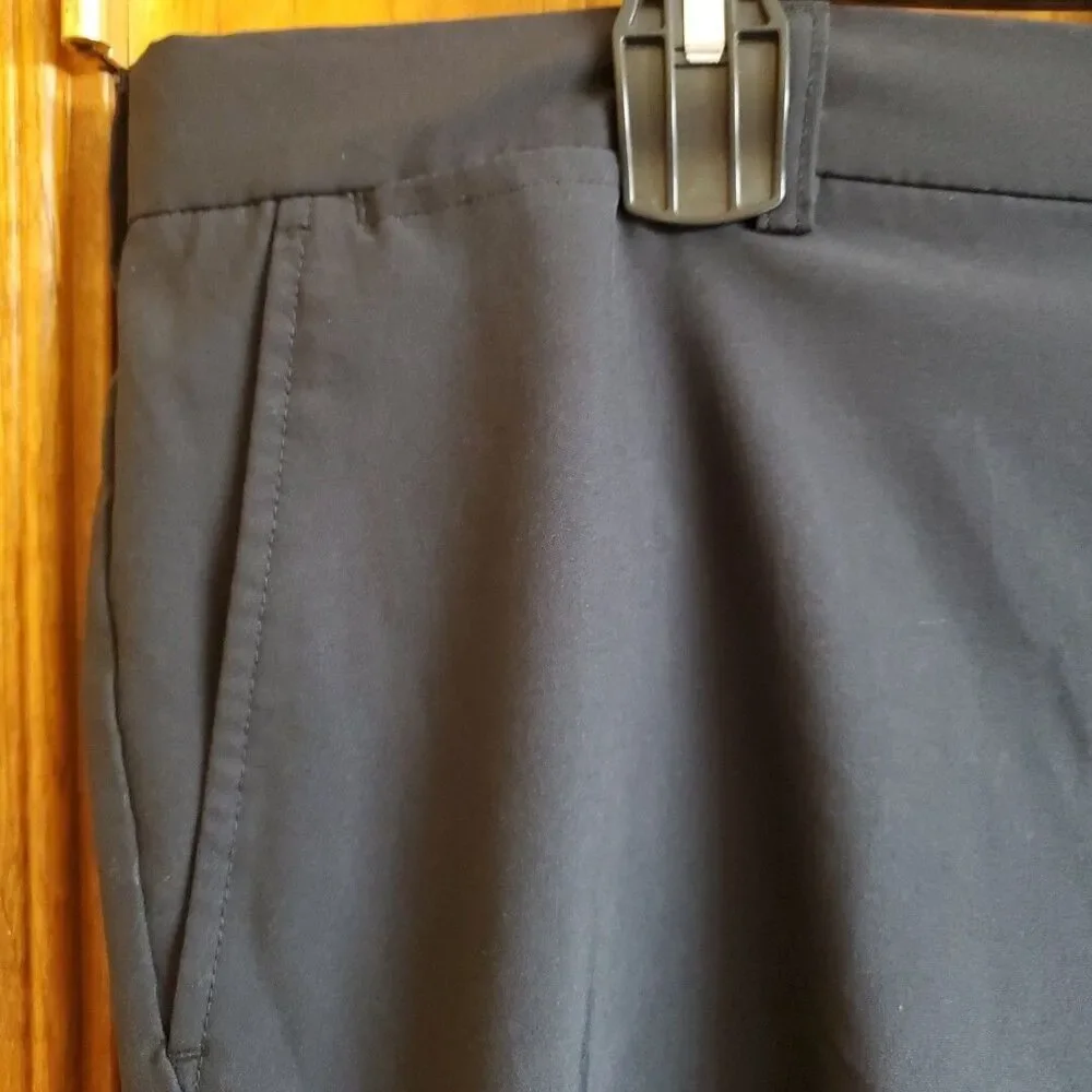 Links Edition Mens Golf‎ Shorts Sz 40 Black Stretch Moisture Wicking Perf Ath
